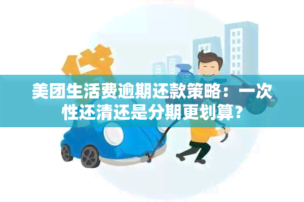 美团生活费逾期还款策略：一次性还清还是分期更划算？