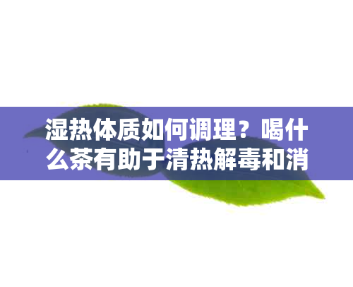 湿热体质如何调理？喝什么茶有助于清热解和消除湿气？全面解答您的疑问