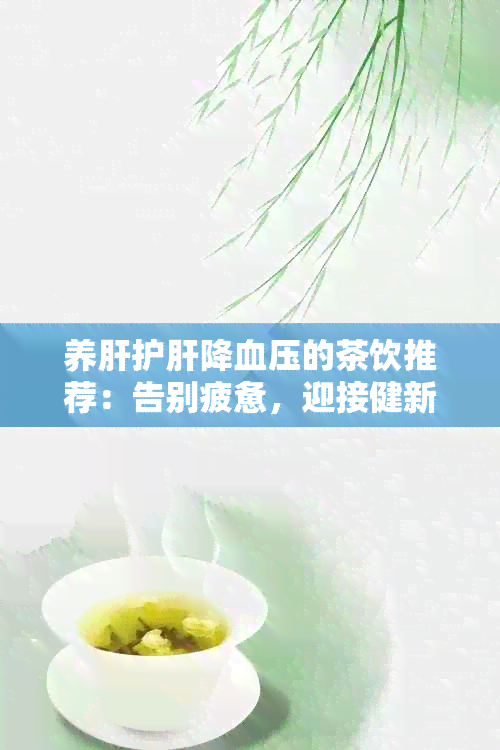 养肝护肝降血压的茶饮推荐：告别疲惫，迎接健新生活