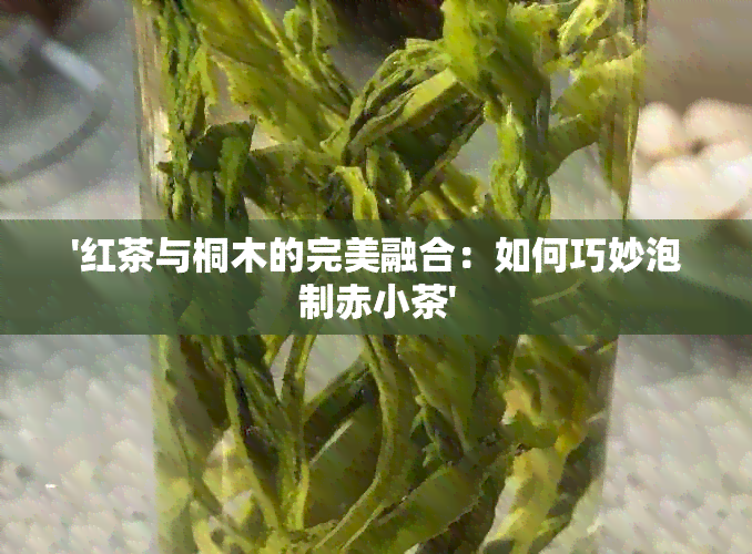 '红茶与桐木的完美融合：如何巧妙泡制赤小茶'