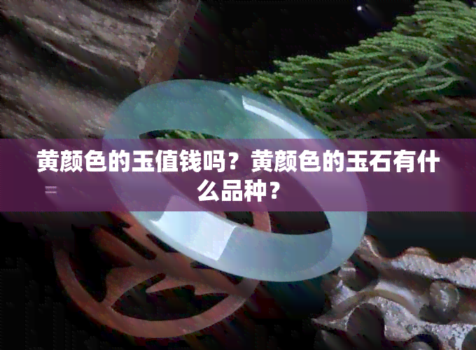 黄颜色的玉值钱吗？黄颜色的玉石有什么品种？