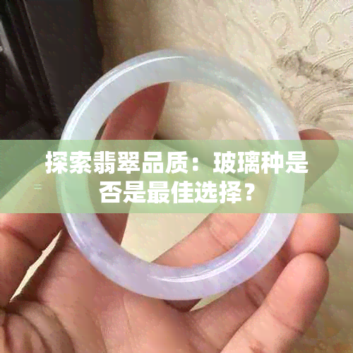 探索翡翠品质：玻璃种是否是更佳选择？