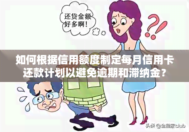 如何根据信用额度制定每月信用卡还款计划以避免逾期和滞纳金？