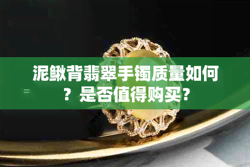 泥鳅背翡翠手镯质量如何？是否值得购买？