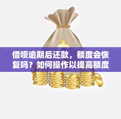 借呗逾期后还款，额度会恢复吗？如何操作以提高额度？