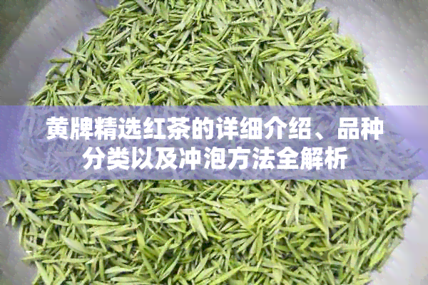 黄牌精选红茶的详细介绍、品种分类以及冲泡方法全解析