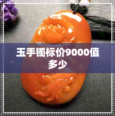 玉手镯标价9000值多少