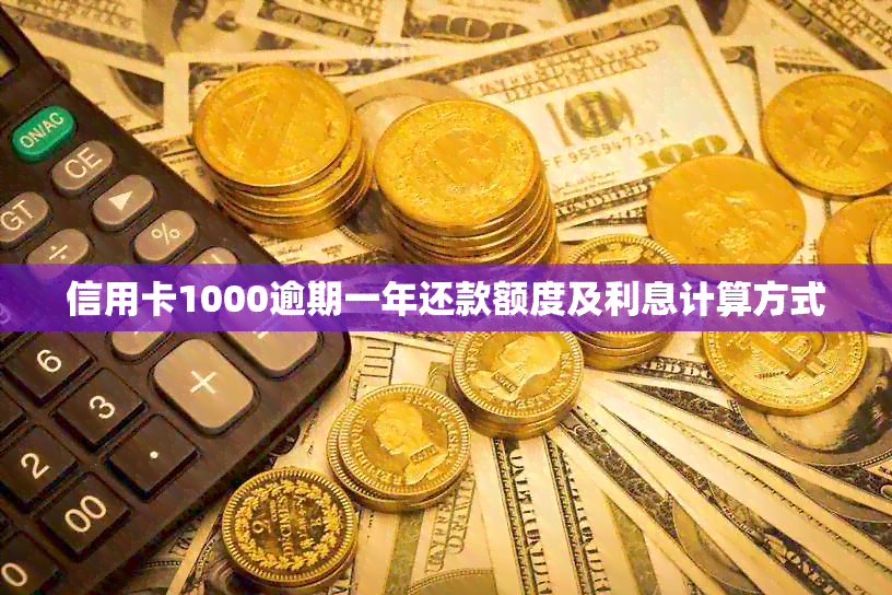 信用卡1000逾期一年还款额度及利息计算方式