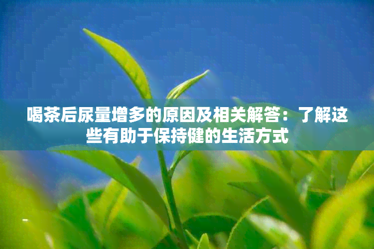 喝茶后尿量增多的原因及相关解答：了解这些有助于保持健的生活方式