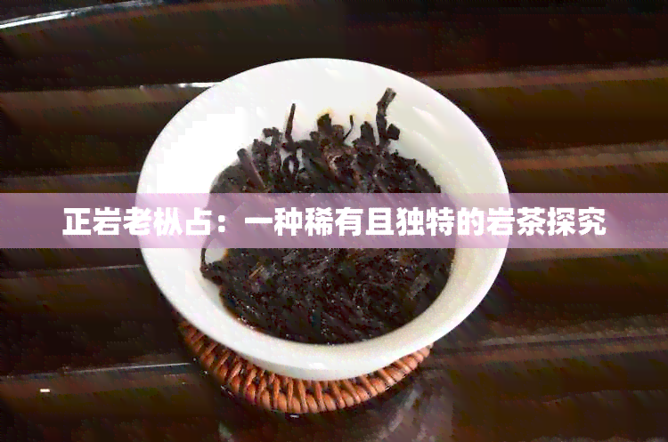 正岩老枞占：一种稀有且独特的岩茶探究