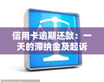 信用卡逾期还款：一天的滞纳金及起诉风险全解析，避免额外损失！