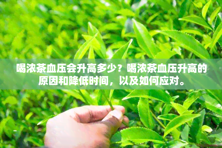 喝浓茶血压会升高多少？喝浓茶血压升高的原因和降低时间，以及如何应对。