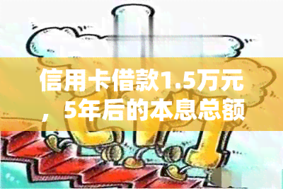 信用卡借款1.5万元，5年后的本息总额计算方法及可能后果分析