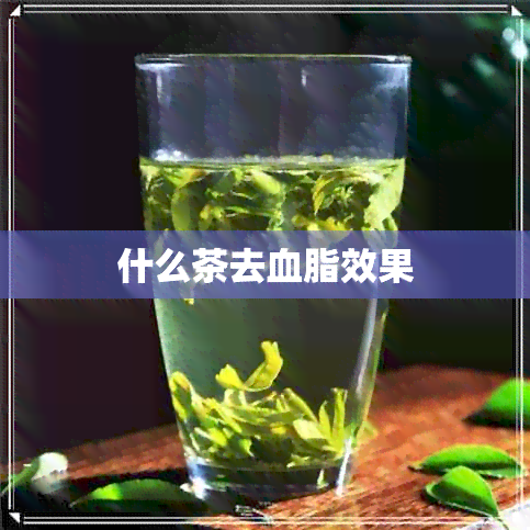 什么茶去血脂效果