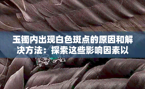 玉镯内出现白色斑点的原因和解决方法：探索这些影响因素以及如何保持其光泽