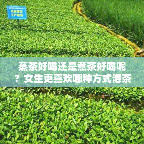 蒸茶好喝还是煮茶好喝呢？女生更喜欢哪种方式泡茶？