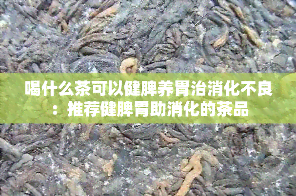 喝什么茶可以健脾养胃治消化不良：推荐健脾胃助消化的茶品