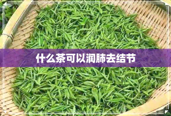 什么茶可以润肺去结节