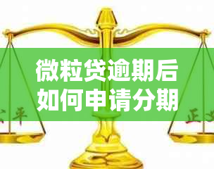 微粒贷逾期后如何申请分期付款？了解详细步骤和条件