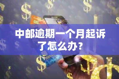 中邮逾期一个月起诉了怎么办？