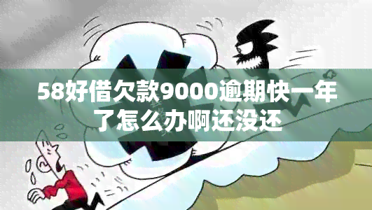 58好借欠款9000逾期快一年了怎么办啊还没还