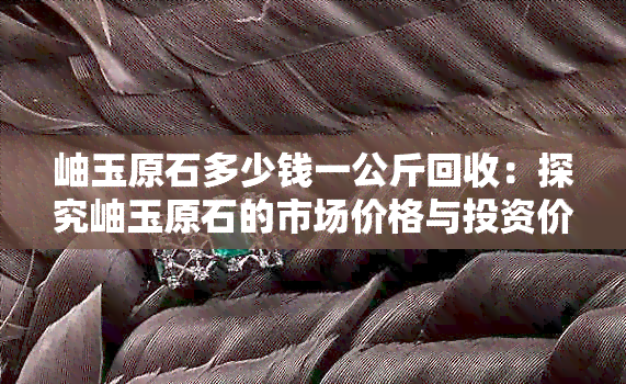 岫玉原石多少钱一公斤回收：探究岫玉原石的市场价格与投资价值