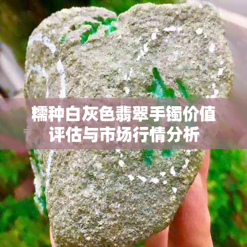 糯种白灰色翡翠手镯价值评估与市场行情分析