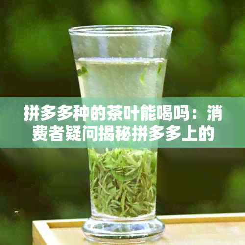 拼多多种的茶叶能喝吗：消费者疑问揭秘拼多多上的茶叶品质与真伪