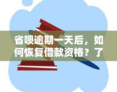 省呗逾期一天后，如何恢复借款资格？了解具体操作步骤和影响！