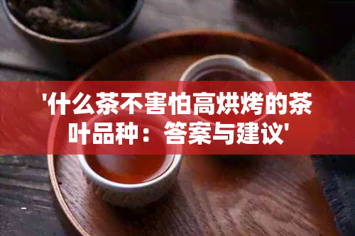 '什么茶不害怕高烘烤的茶叶品种：答案与建议'