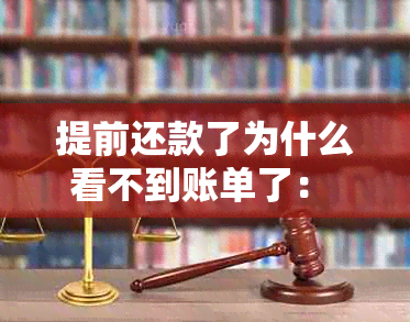 提前还款了为什么看不到账单了： 未出账单、金额未变的疑问解答