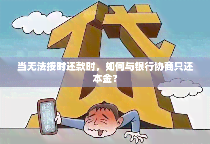 当无法按时还款时，如何与银行协商只还本金？