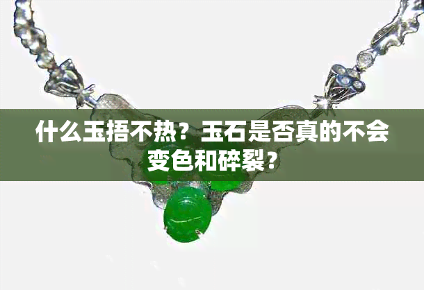 什么玉捂不热？玉石是否真的不会变色和碎裂？