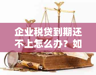 企业税贷到期还不上怎么办？如何处理？