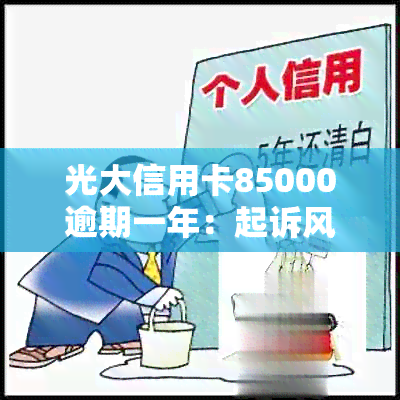 光大信用卡85000逾期一年：起诉风险、利息计算及处理方式全解析