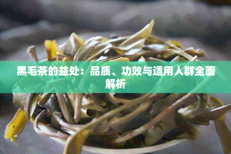 黑毛茶的益处：品质、功效与适用人群全面解析