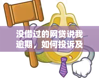 没借过的网贷说我逾期，如何投诉及相关处理建议