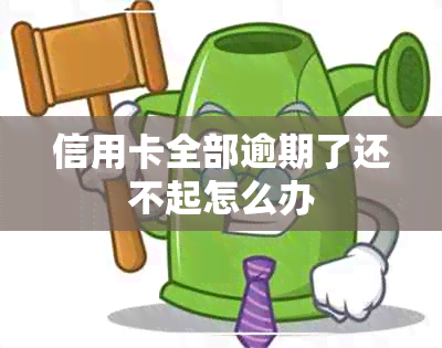 信用卡全部逾期了还不起怎么办