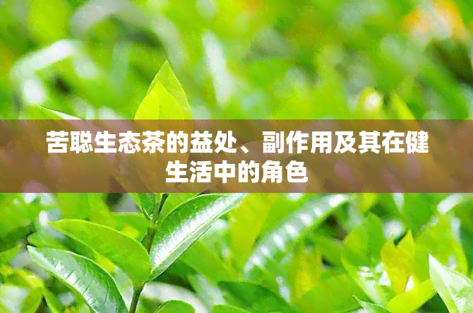 苦聪生态茶的益处、副作用及其在健生活中的角色