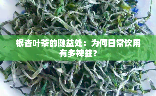 银杏叶茶的健益处：为何日常饮用有多裨益？