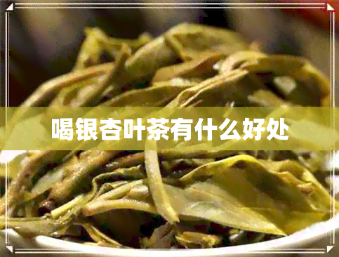 喝银杏叶茶有什么好处