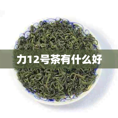 力12号茶有什么好