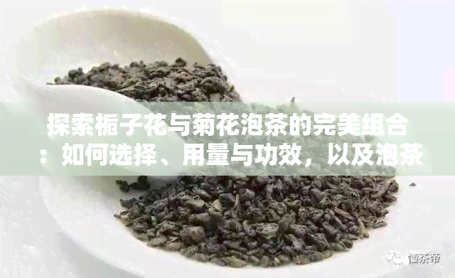 探索栀子花与菊花泡茶的完美组合：如何选择、用量与功效，以及泡茶方法