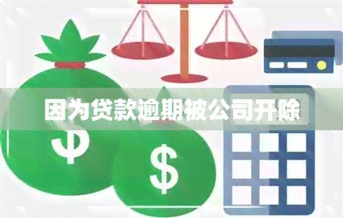 因为贷款逾期被公司开除