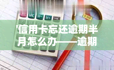 '信用卡忘还逾期半月怎么办——逾期一个月的后果与解决方法'