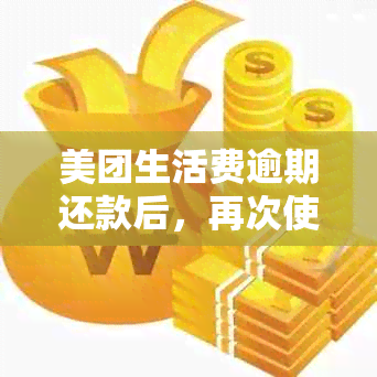 美团生活费逾期还款后，再次使用需要等待多久？