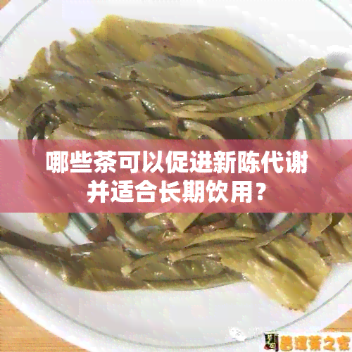 哪些茶可以促进新陈代谢并适合长期饮用？