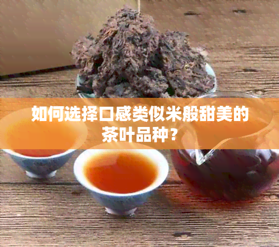 如何选择口感类似米般甜美的茶叶品种？