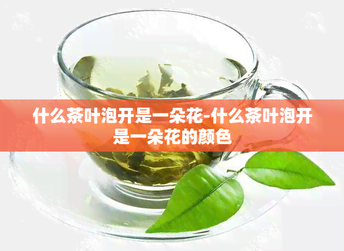 什么茶叶泡开是一朵花-什么茶叶泡开是一朵花的颜色