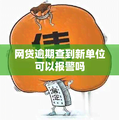 网贷逾期查到新单位可以报警吗